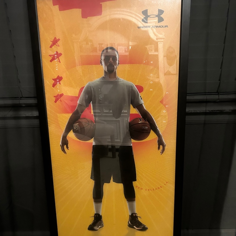 Framed Under Armour Curry 3 Poster